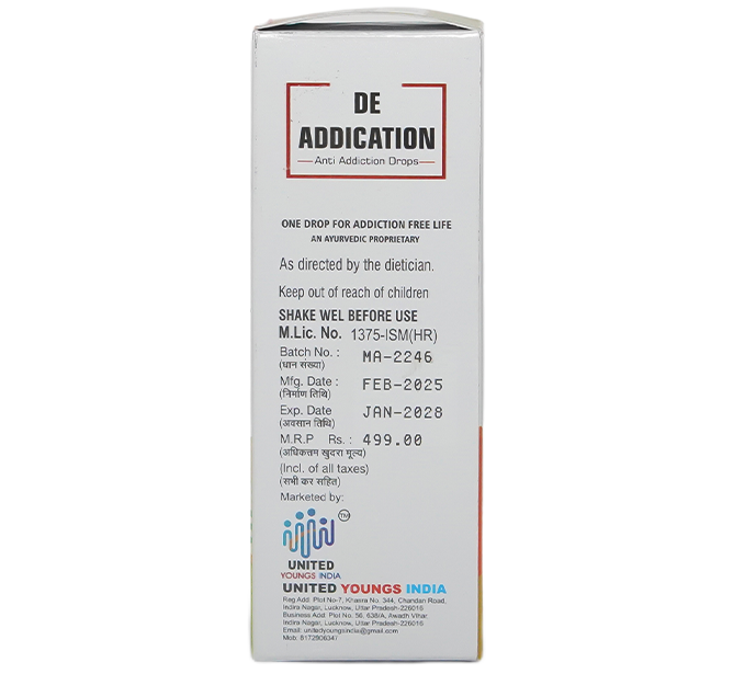 Shar Veda De Addication Drops